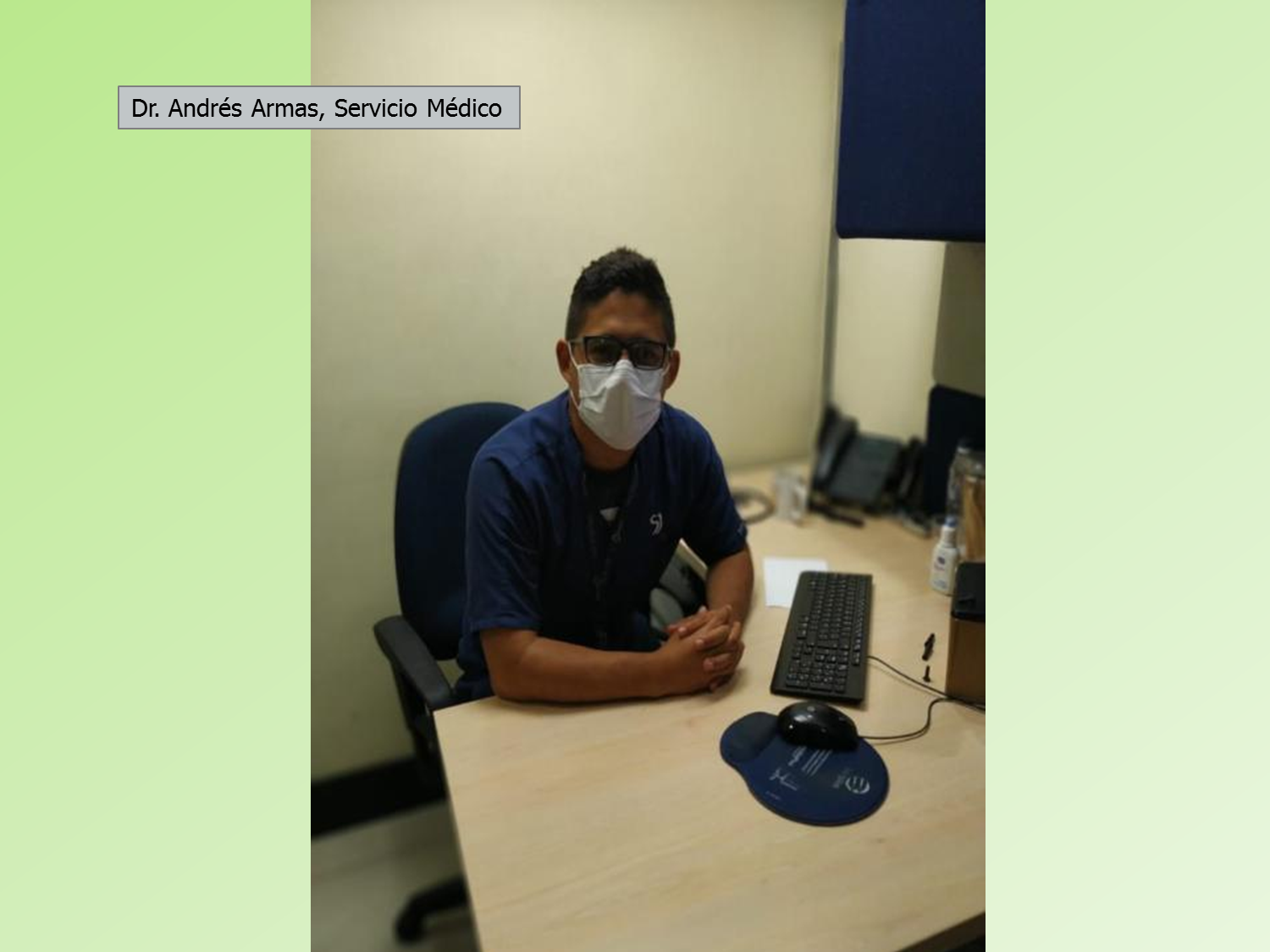 Dr. Andrés Armas servicio médico - Aplaudimos a nuestros colaboradores y seguimos Haciendo País