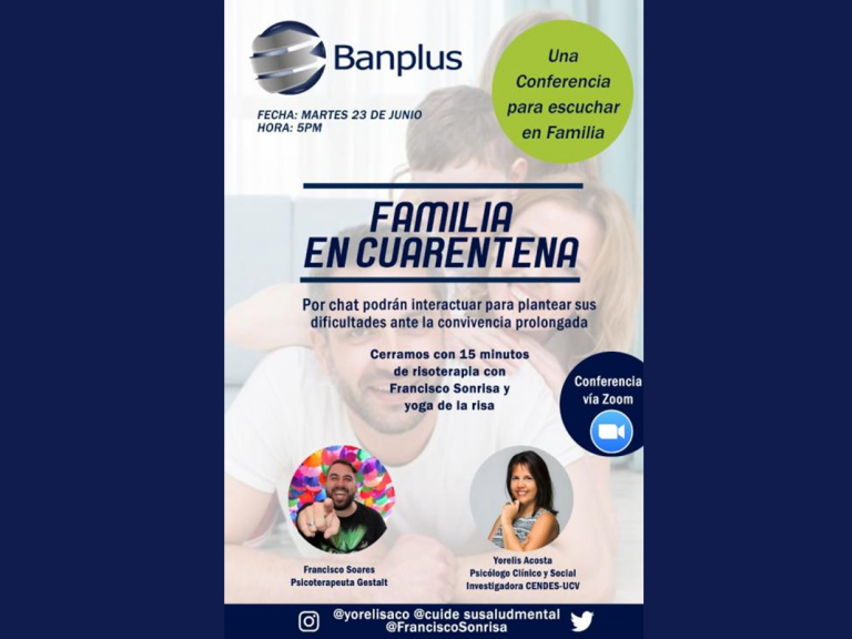 Yorelis webinar 23JUN2020 768x576 - Parte I | “Familia Banplus en cuarentena” fue el tema en webinar para nuestros colaboradores
