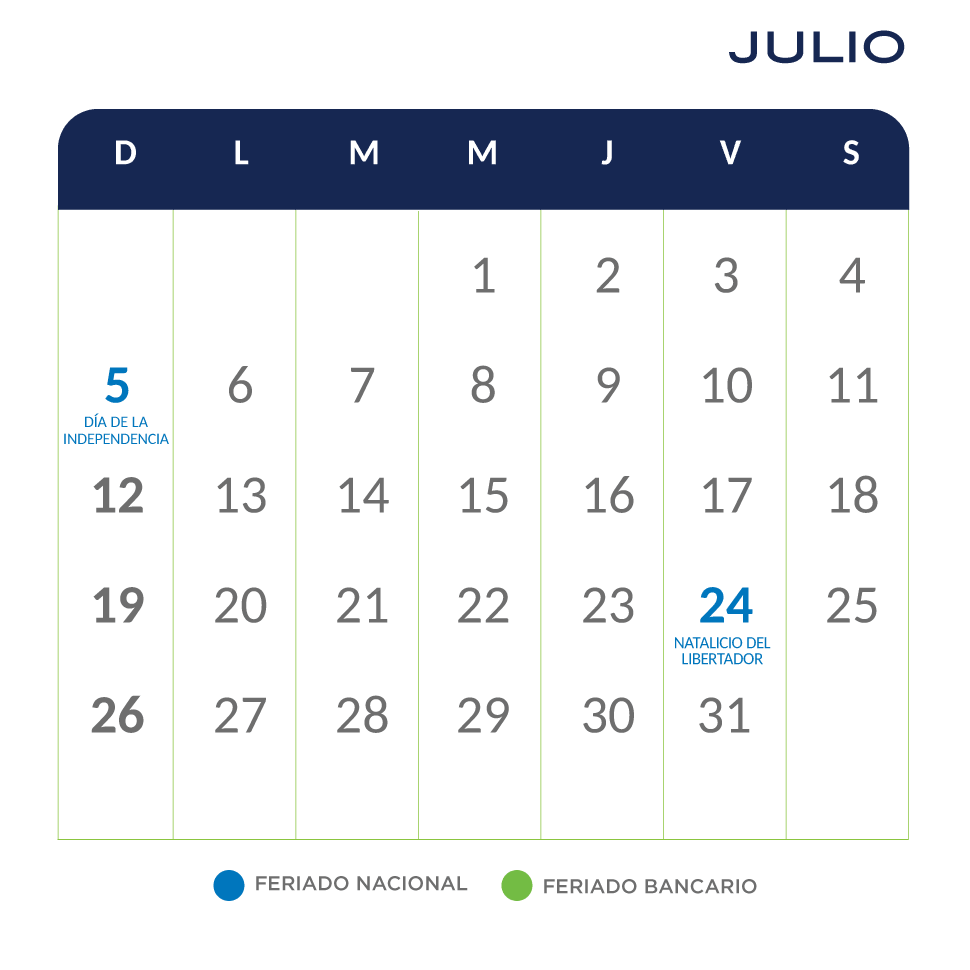 Banplus calendario musical JULIO 2026 1 - Calendario Musical Banplus Julio 2026 movil