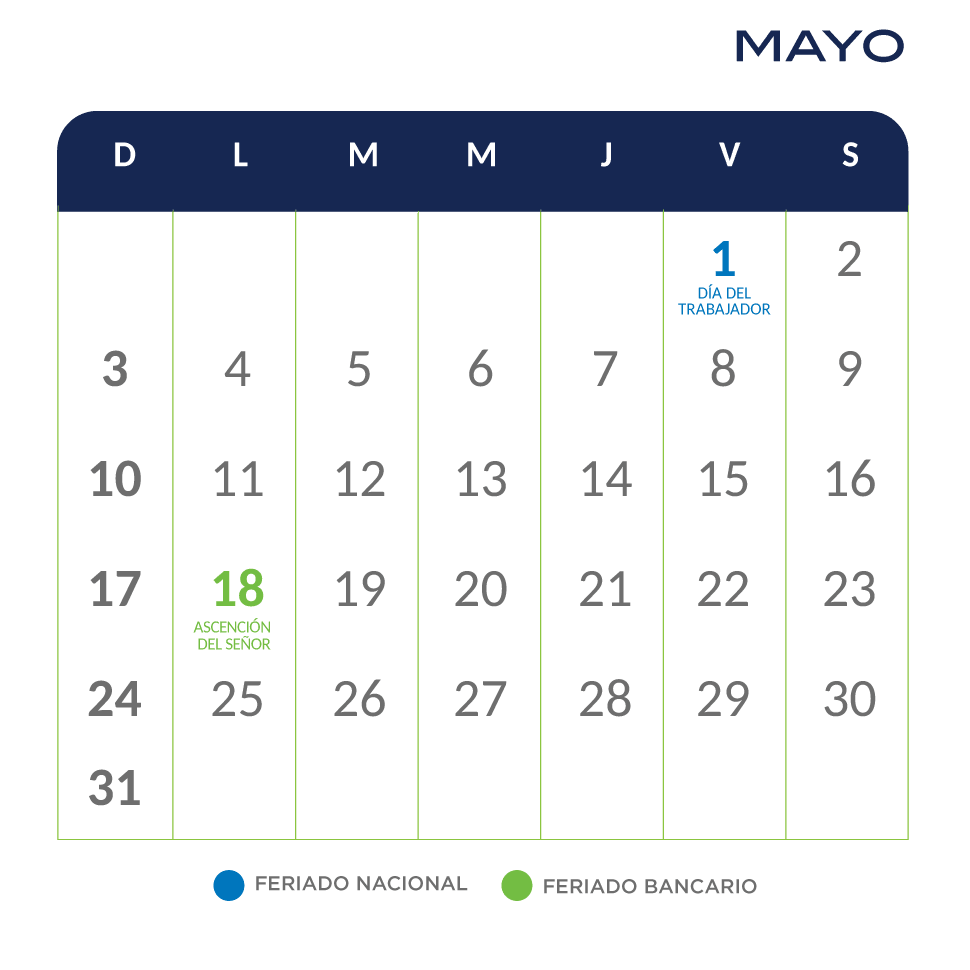 Banplus calendario musical MAYO 2026 - Calendario Musical Banplus Mayo 2026 movil