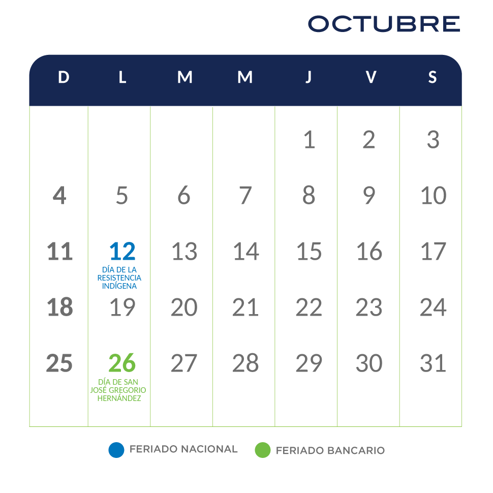 Banplus calendario musical OCTUBRE 2026 1 - Calendario Musical Banplus octubre 2026 movil
